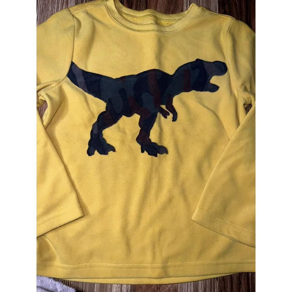 Carter's Boy's‎ Pajamas PJ Size 7 Y2K Camo Dinosaur